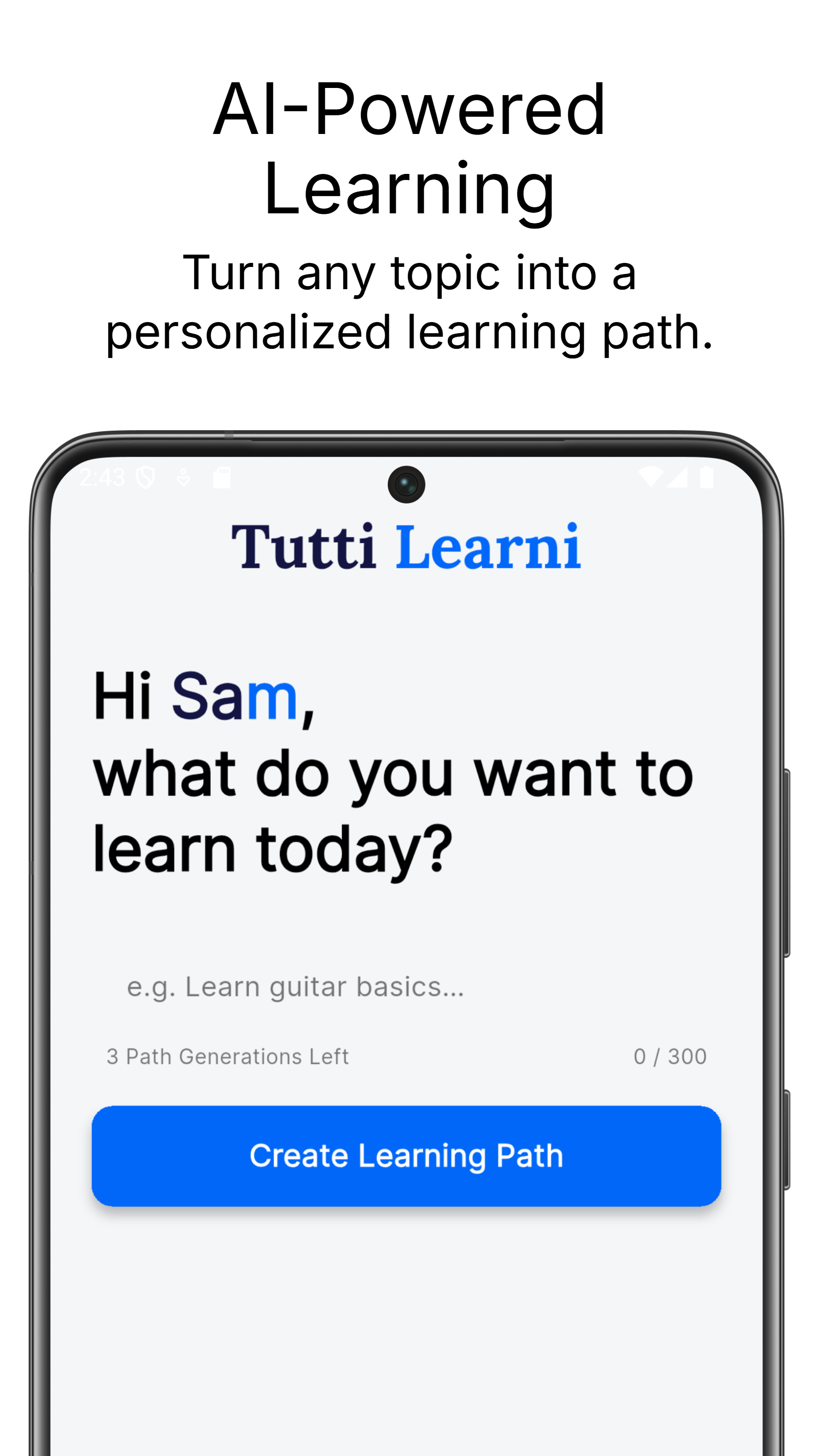 Illustration of entering a topic